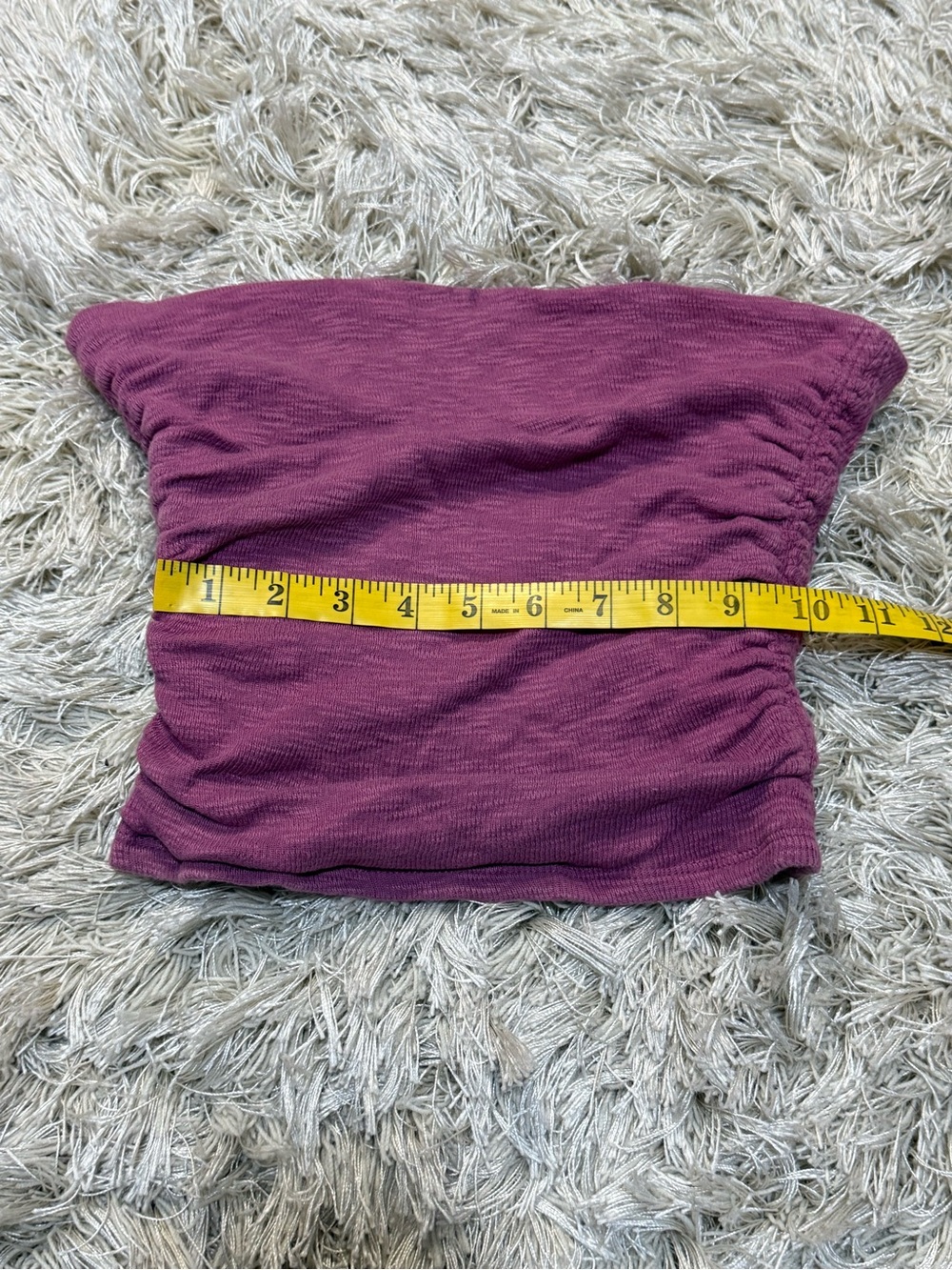 Free People Tube Top Fuchsia Strapless Crop Top XS/S - Picture 10 of 16